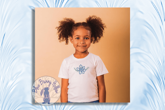 A Designer's Review of the Flower Pastel Blue Embroidery Pattern