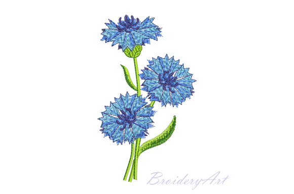 A Designer’s Review: The Charm of Cornflowers Embroidery