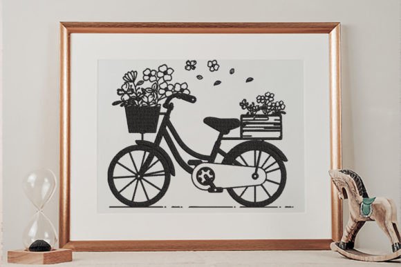 A Professional's Review of Bike Flowers Embroidery Design