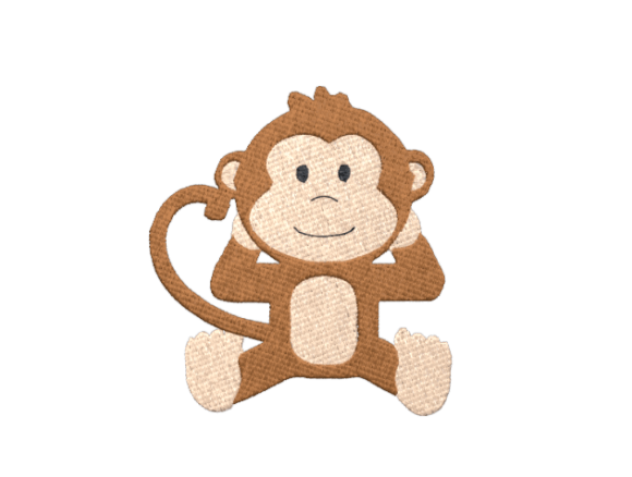 Adding a Baby Monkey Embroidery Design to Your Creative Business