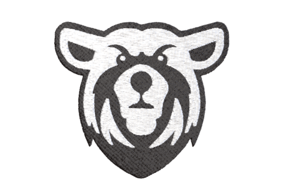 Bear Head Fill: A Woodsy Charmer for Everyday Embroidery
