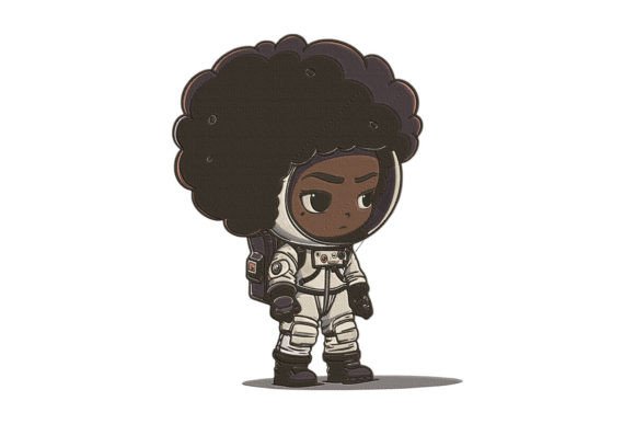 Business Review: Cute Boy Astronaut Embroidery Design