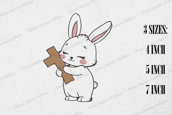 Cute Bunny Hugging Cross: A Craft Fair Product Review