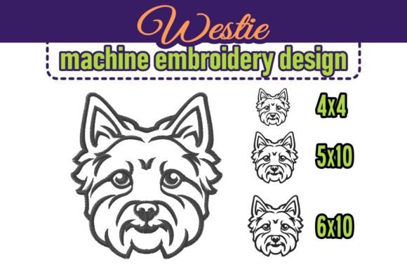 Designing with Joy: A Westie Face Embroidery Review