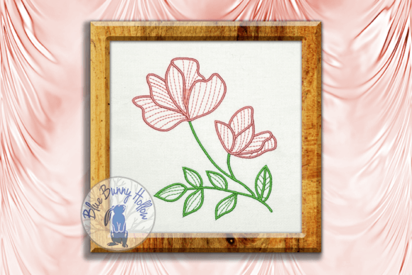 Flower Coral Embroidery Design Review for Business Merchandise
