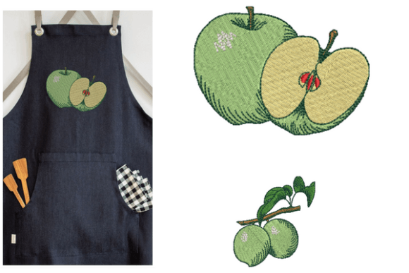 Green Apple: A Fresh Seasonal Embroidery Design Review