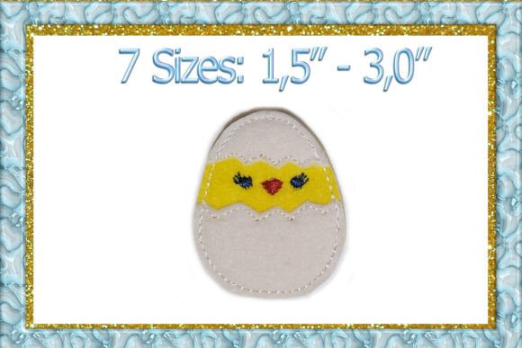 ITH Chickie in Egg Feltie File Review for Boutique Apparel