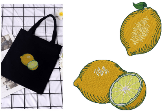 Lemon with Leaf Embroidery Design: A Real Project Review