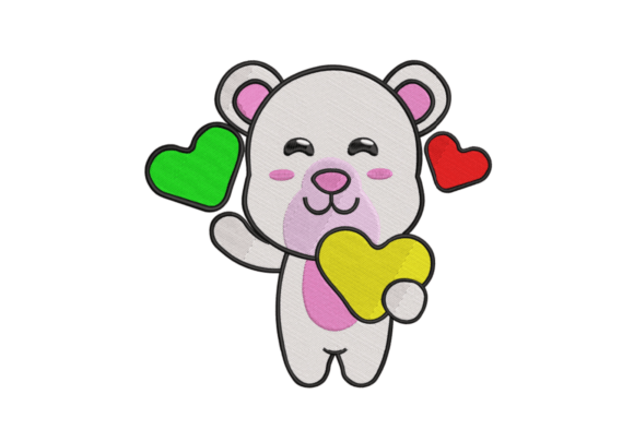 The Beary Sweet Valentine: A Design Review for Boutique Embroidery